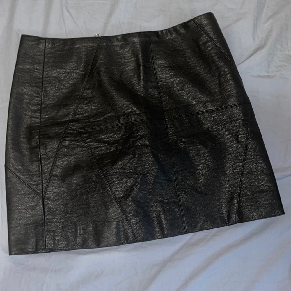 H&M Leather skirt